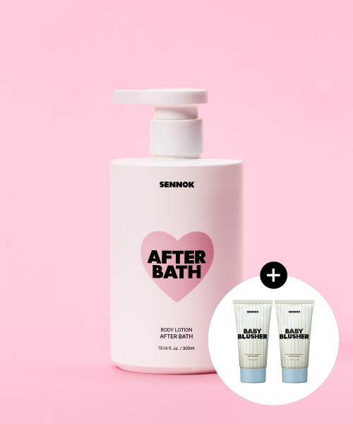 [하트레터에디션] 바디로션 300ml (3종 택1) +(증정) 샴푸+트리트먼트 40ml 베이비블러셔 향
