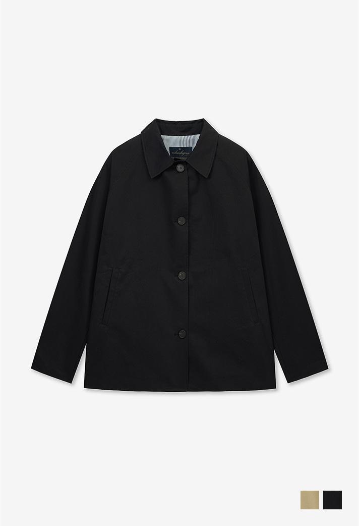 [아틀리에 에디션] 하프 코튼 트렌치 코트_BLACK(W26OT02)