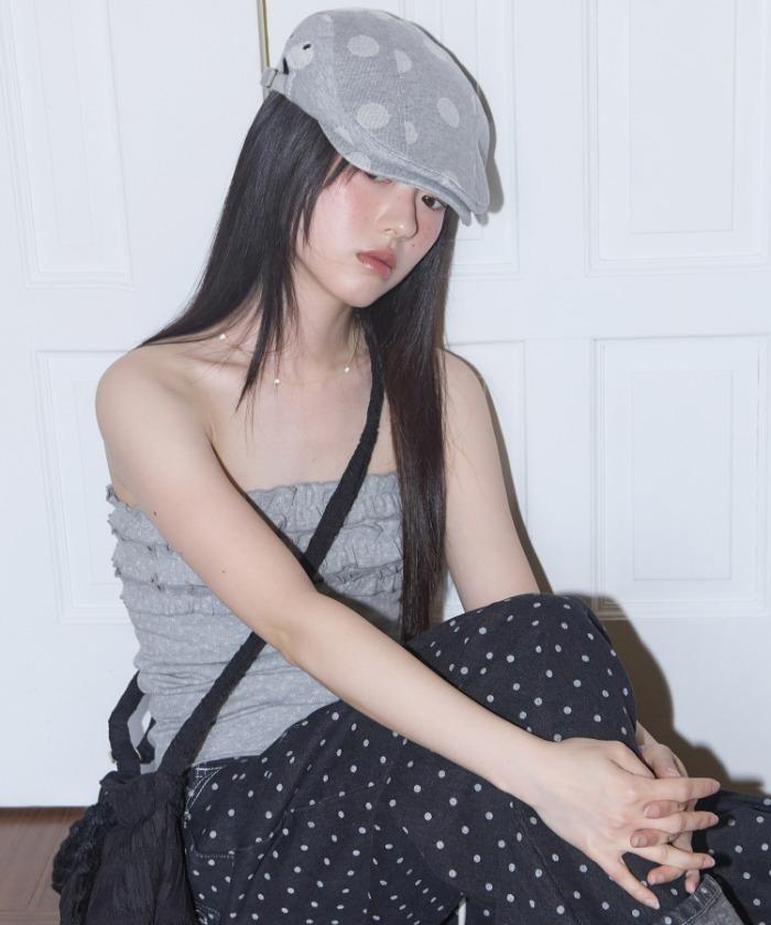 ANGEL DOT HUNTING CAP (GRAY) F25QE997