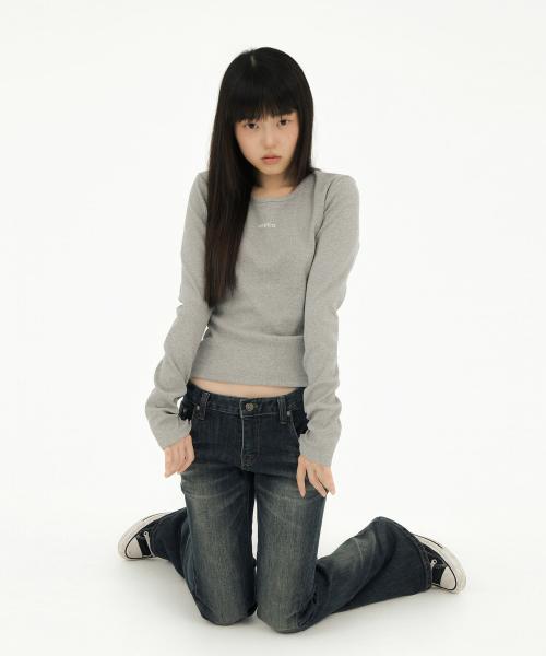 MINI LOGO T-SHIRT GREY