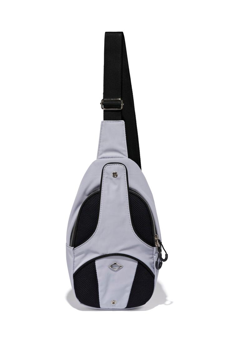 FOLDABLE SLING BAG (LIGHT GREY)