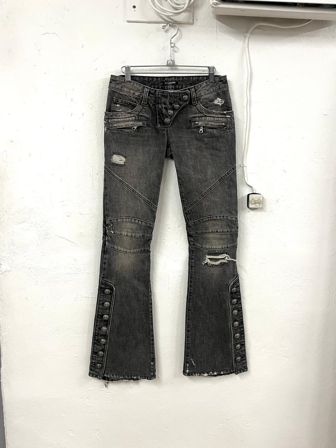 발망 2010FW 데카르넹 데님 플레어 바이커 팬츠 | 후루츠패밀리