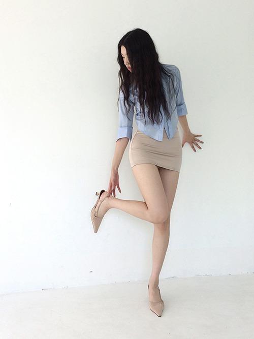mini satin skirt pants, 3color