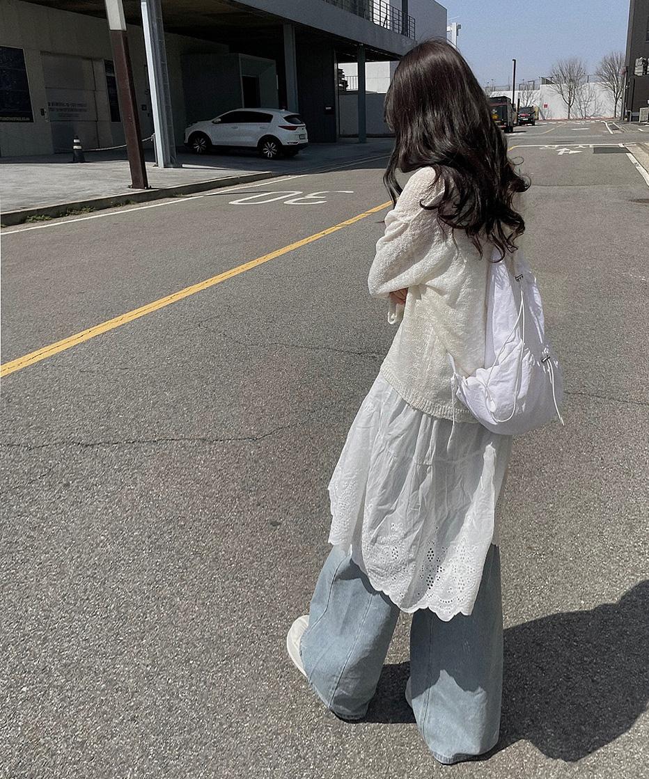 세히 빈티지 레이스 나시 원피스