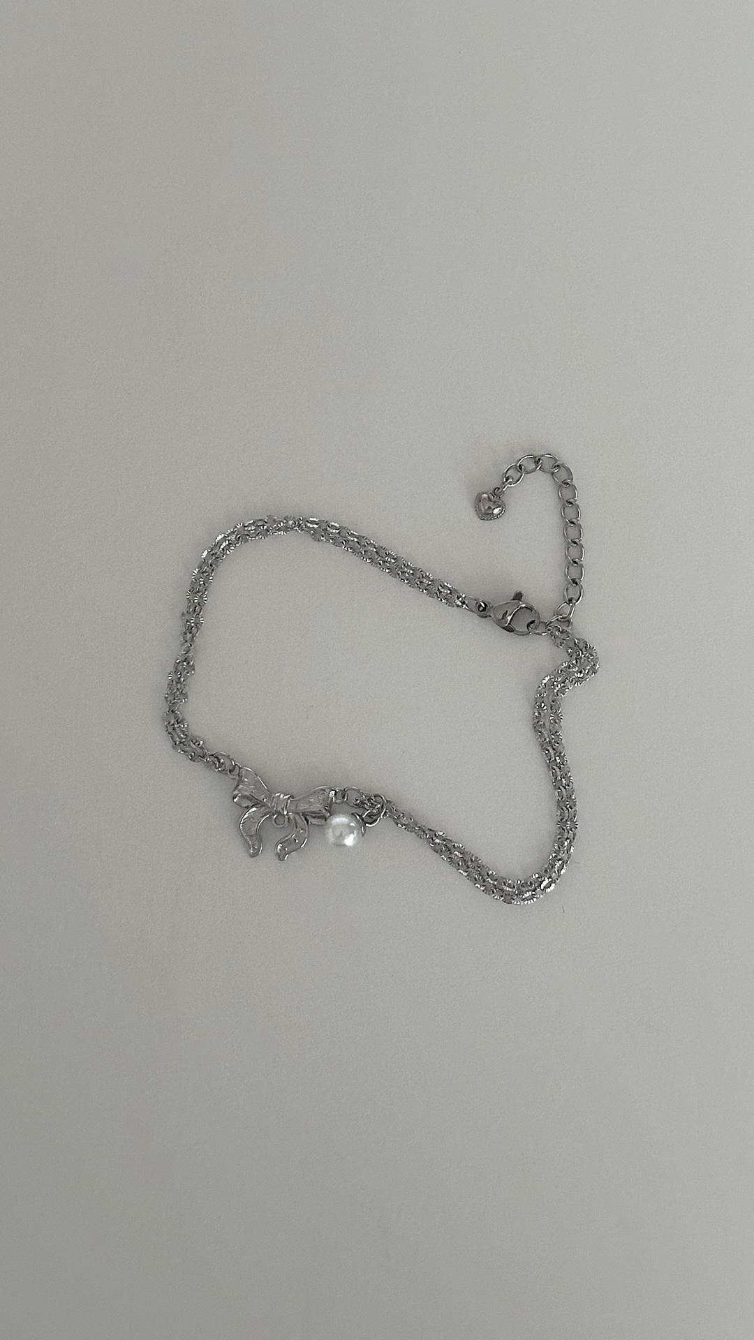 lace ribbon bracelet(chain)