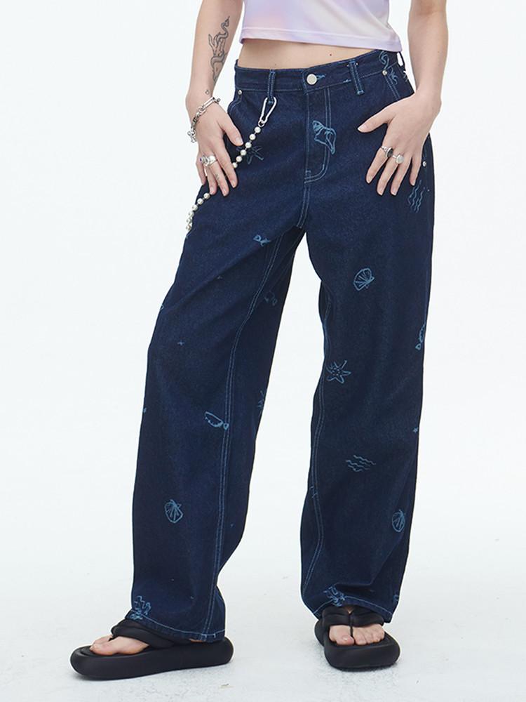 Jeju Beach Denim Pants