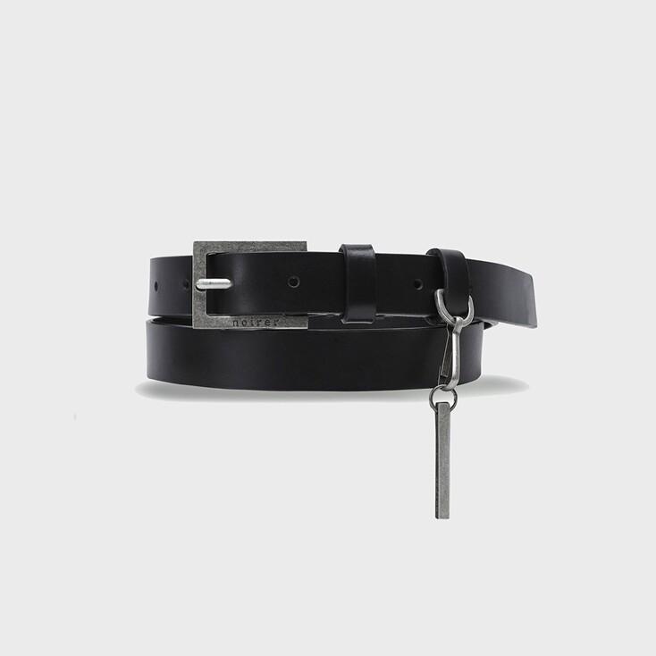 레더 키링 벨트 (BLACK)