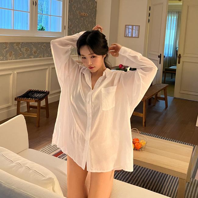 자체제작 여리루즈핏 오버핏셔츠