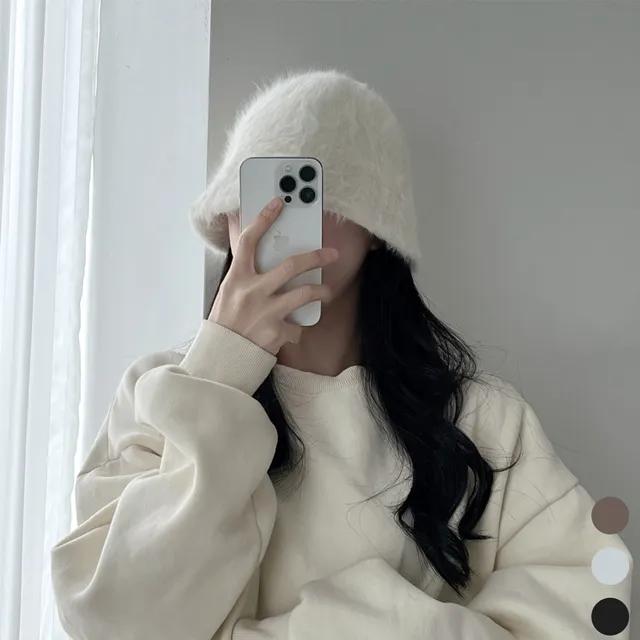 [당일출고] 앙고라 버킷햇 겨울 벙거지 모자