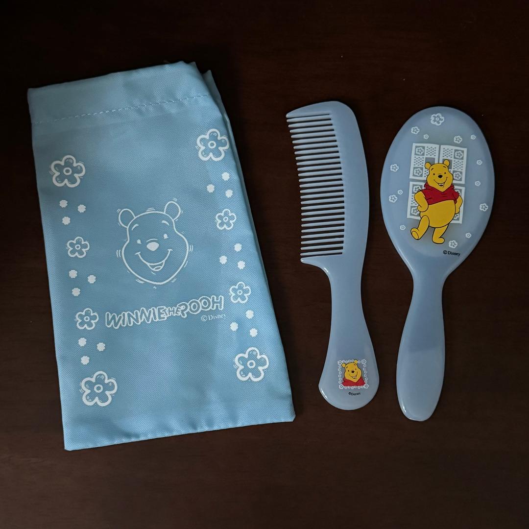 푸우 빗거울 세트