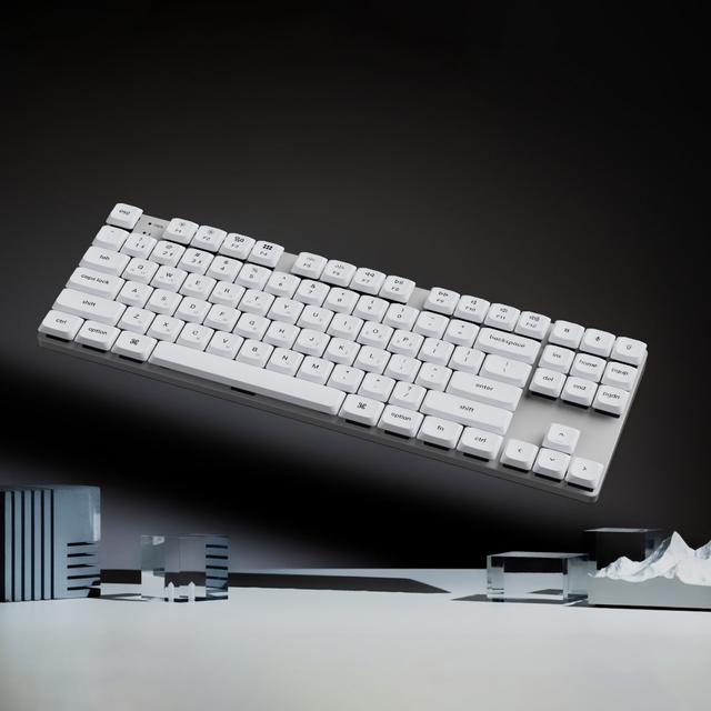 키크론 K1 SE 화이트 LED 무선 기계식 키보드 애플 맥 아이패드 블루투스