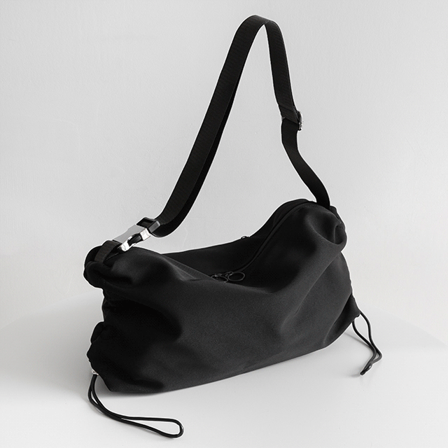 더블 스트링 나일론 크로스백 ba-60451c