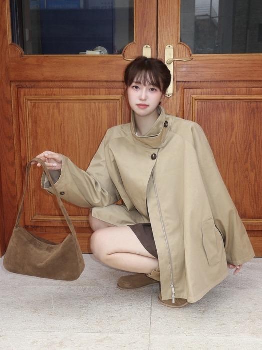 [노현주 PICK] BAYLIN cape trench coat_BEIGE
