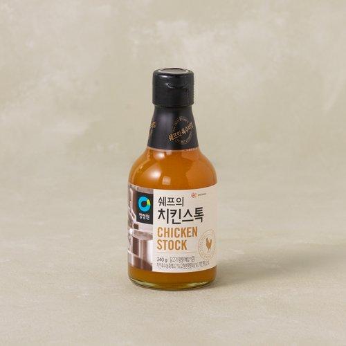 [청정원] 쉐프의치킨스톡 340g