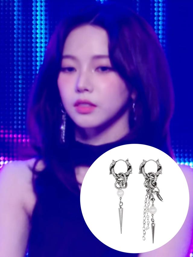 [에스파 카리나 협찬 착용] NEW 드롭 피어싱