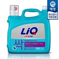 리큐 대용량 진한겔 하이브리드 액체세제 용기 6L x1개 (일반용/드럼용)