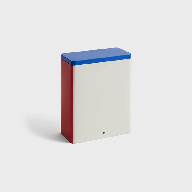 [HAY] Tin Container X-Large, 오프 화이트, 블루, 레드 23969