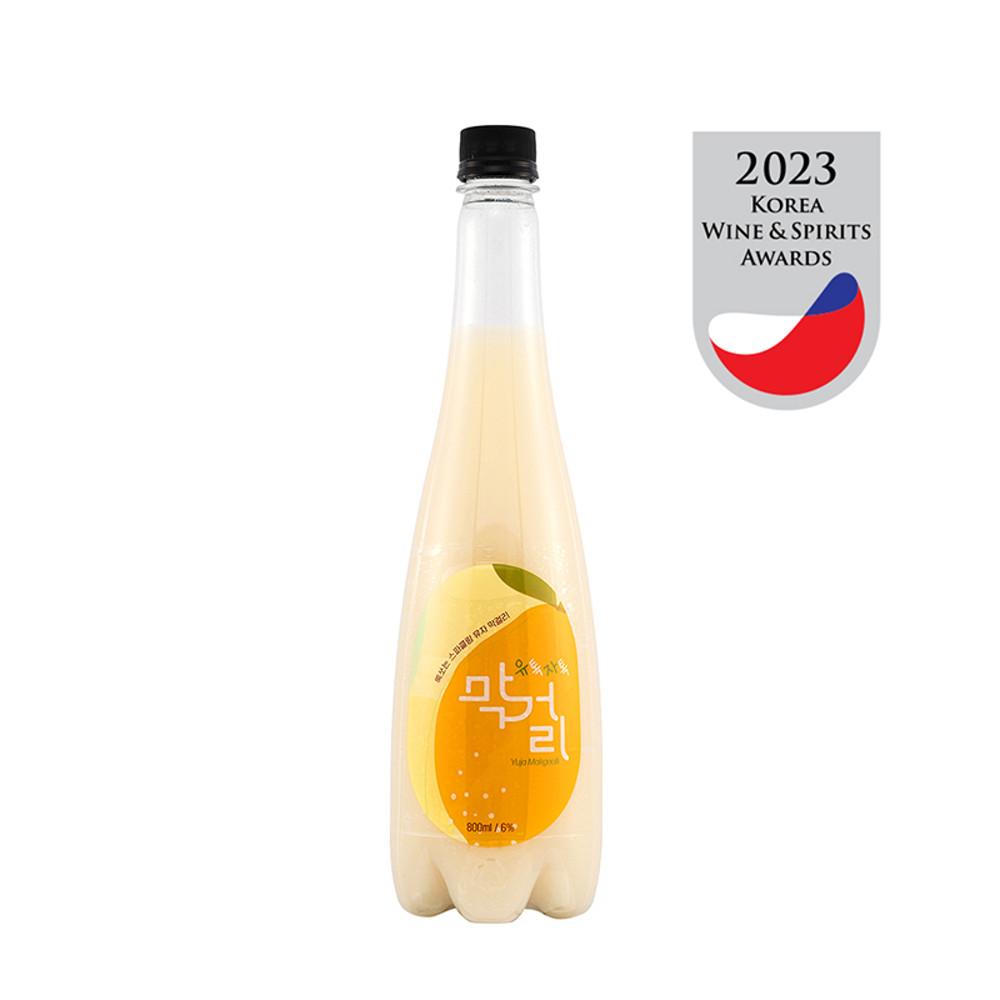 [전통주]양주도가 유톡자톡 스파클링 막걸리 800ml 3병 [원산지:국산(경기도 양주시)]