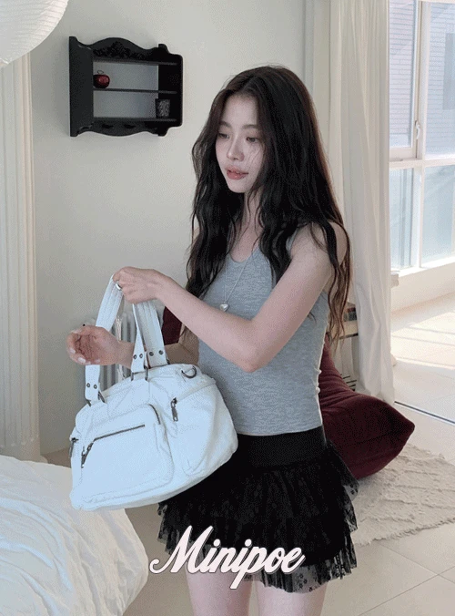 [MADE] 핀터무드 홀터 슬리브리스 (3color) ( 바배물량 , 소진시 7일소요 )