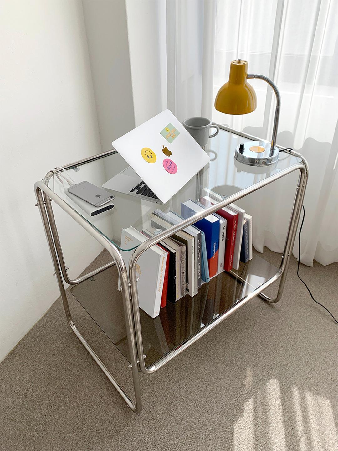 Stainless 2-tier table (스테인레스 2단 테이블)