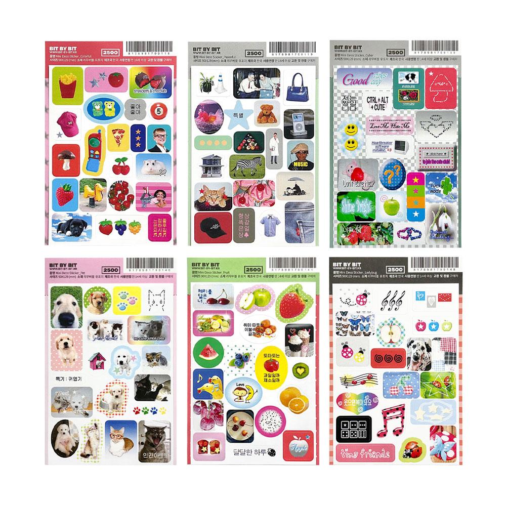 Mini Deco Sticker (6종)