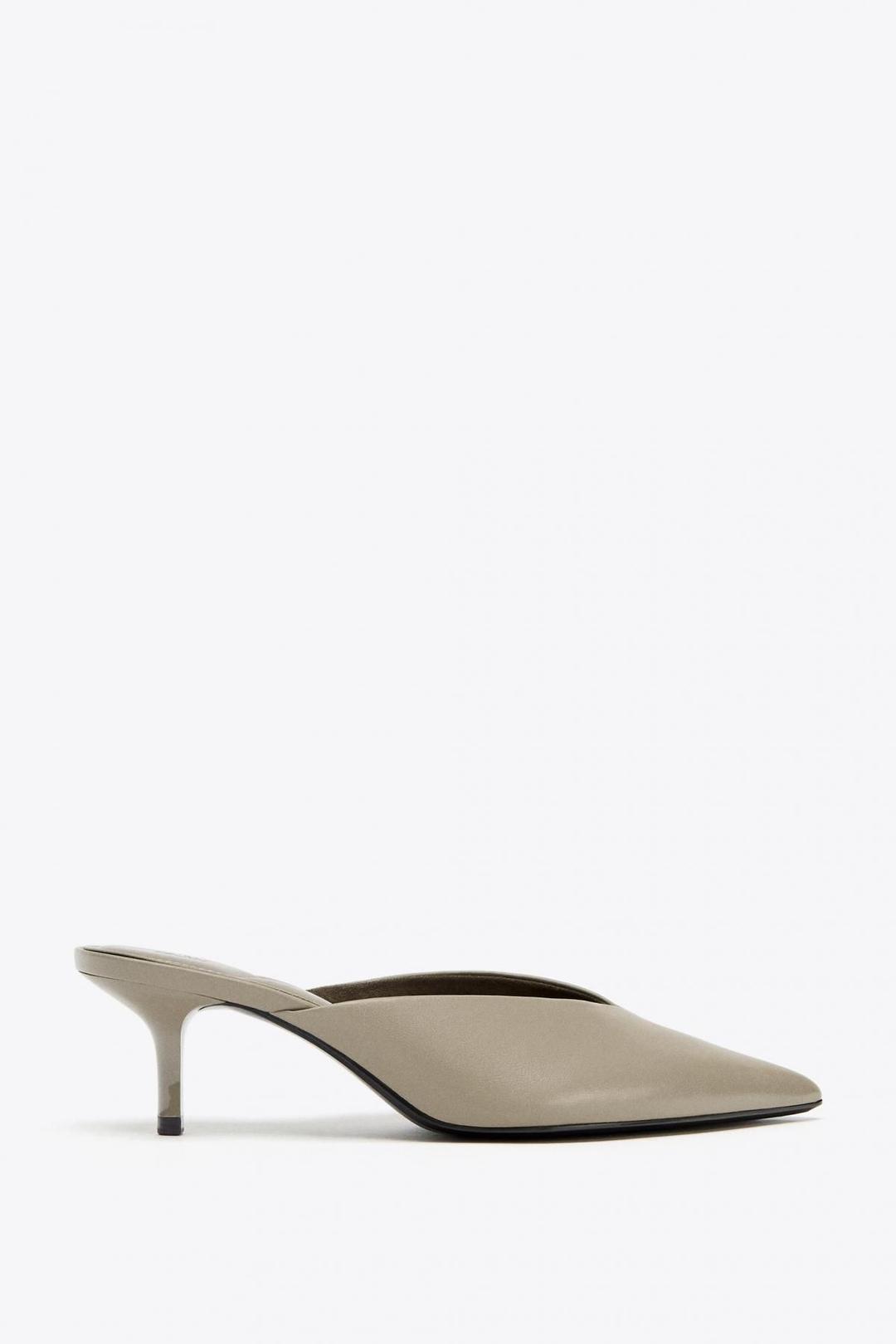 스페인샵 자라 뮬 슬링백 슈즈 2243/610 TAUPE GREY