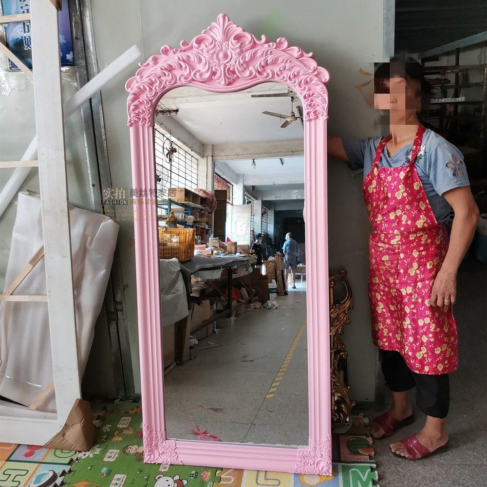 엔틱 전신 거울 물결거울 웨이브거울 미러 공주 현관 거울 대형거울 60x120cm