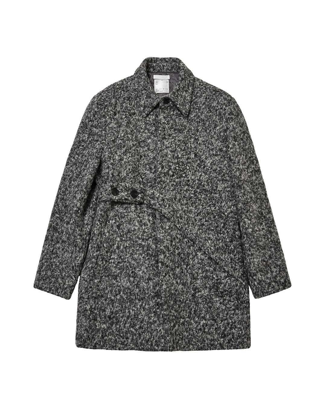 [Limited QTY] OVERSIZED SINGLE STRAP COAT (Charcoal)