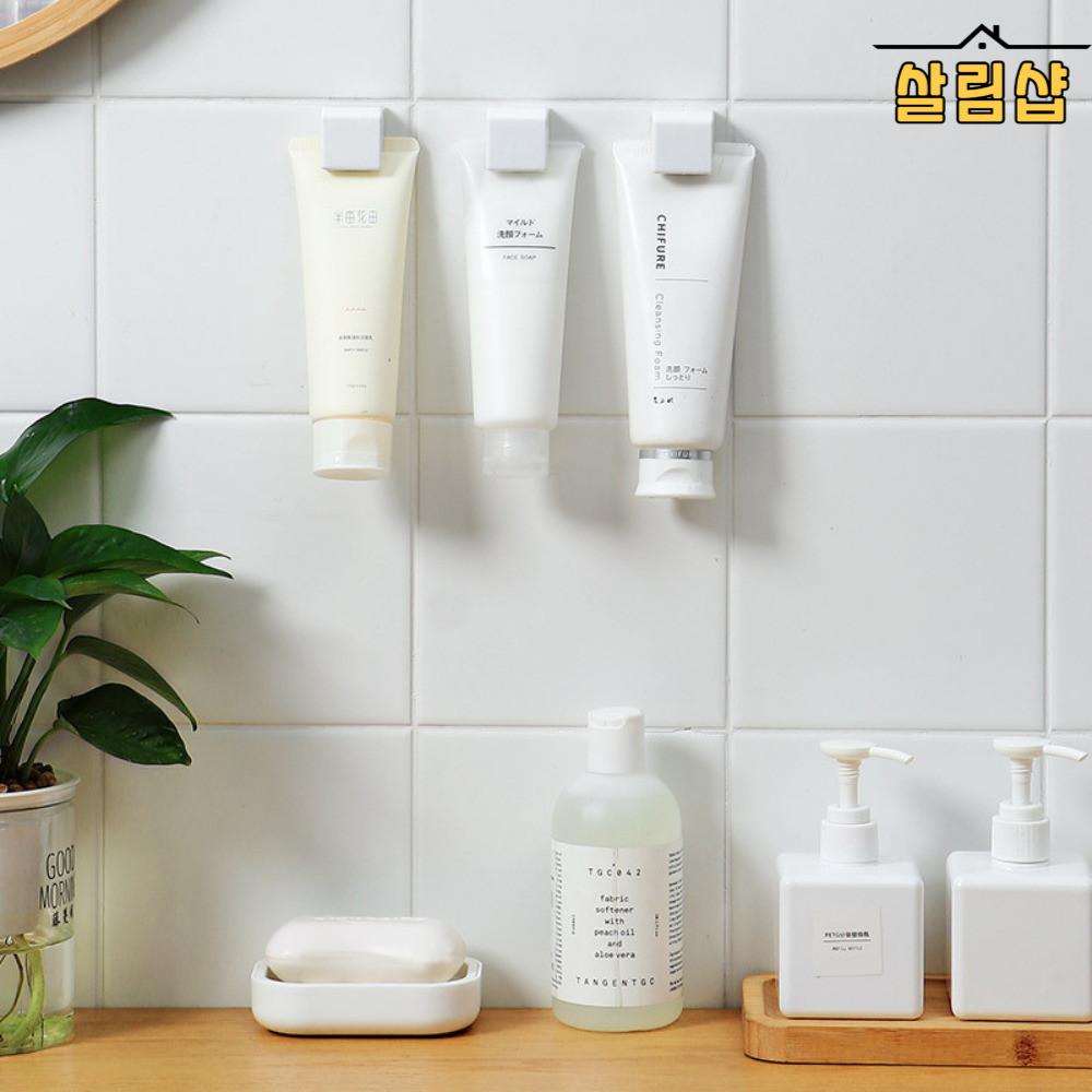 살림샵 치약걸이 양치도구 치약거치대 홀더 붙이는
