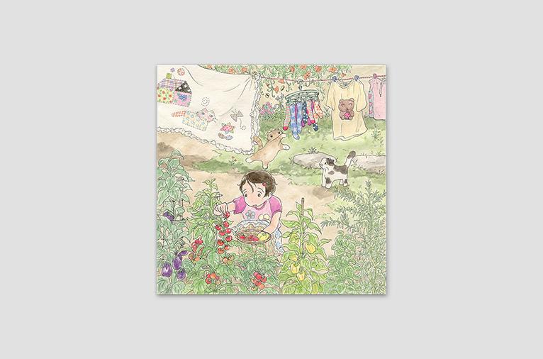 [백년서점] 반짝반짝 여름정원 미니 포스터