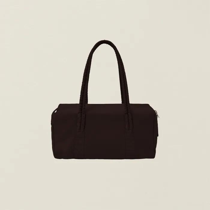 GARMENT DYED DUFFLE BAG (SMALL) BROWN