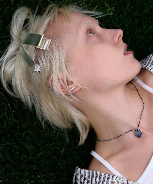 PURE HAIR PIN / HAND BRUSHED SILVER / 2PACK