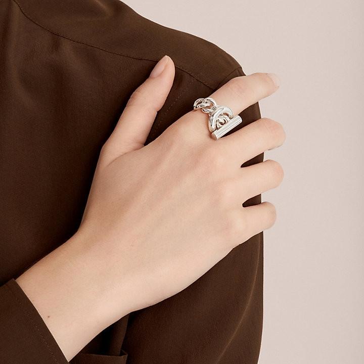 에르메스 크로아제트 실버 링 52 사이즈 H104587B