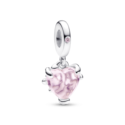 핑크 패밀리 트리 & 하트 댕글 참 "Family\"