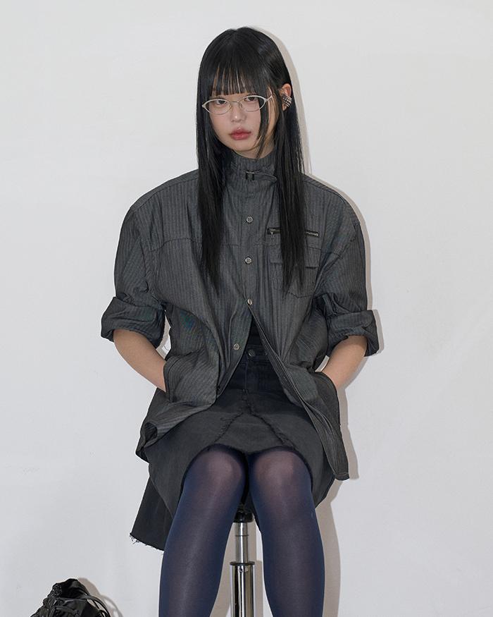 노스 스트라이프 웨스턴 자켓