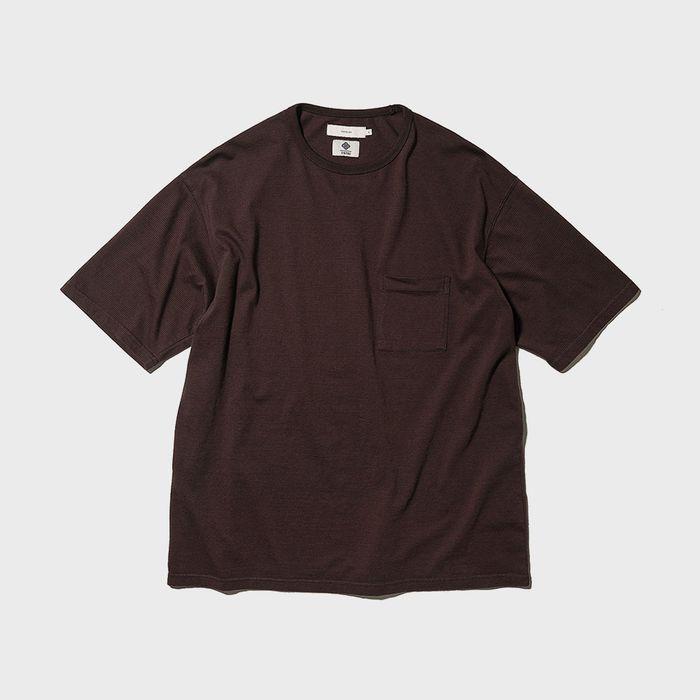 [OURSELVES x ESFAI] Multi C Stripe T Shirts - Brown