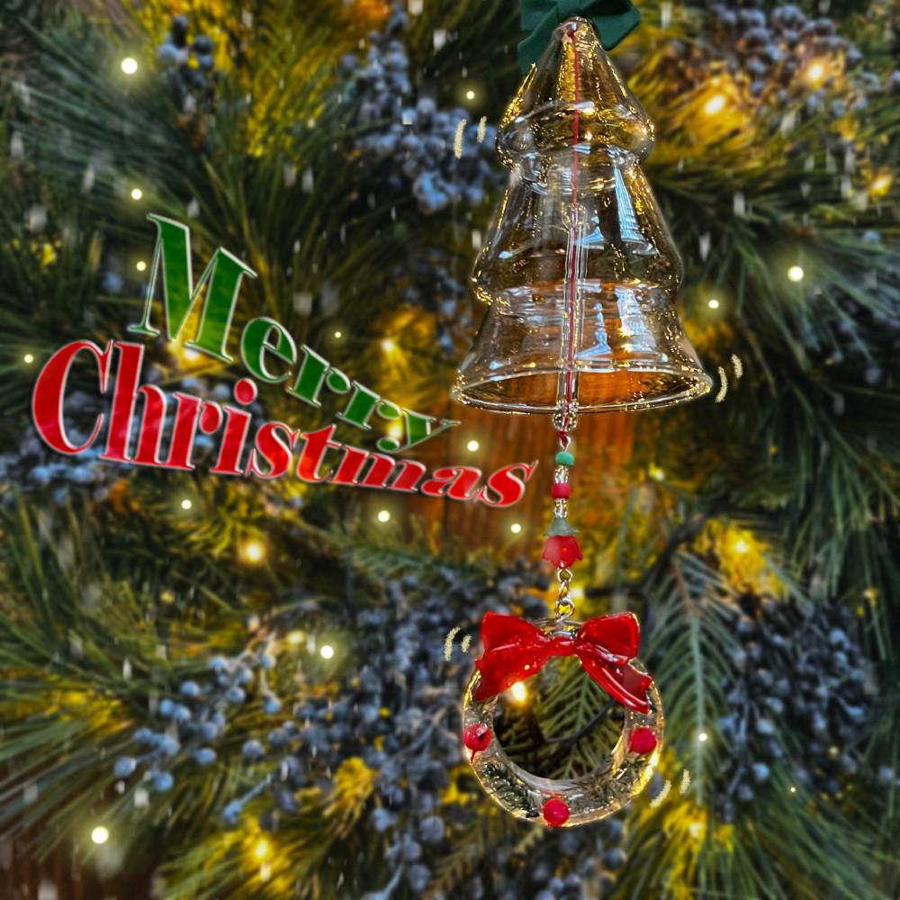[겨울한정] Merry Christmas 후우링 유리풍경 | 연말선물 | 크리스마스 선물 | 크리스마스 소품