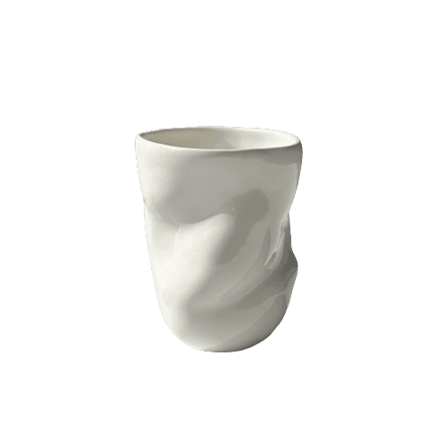 Desert curve cup - White