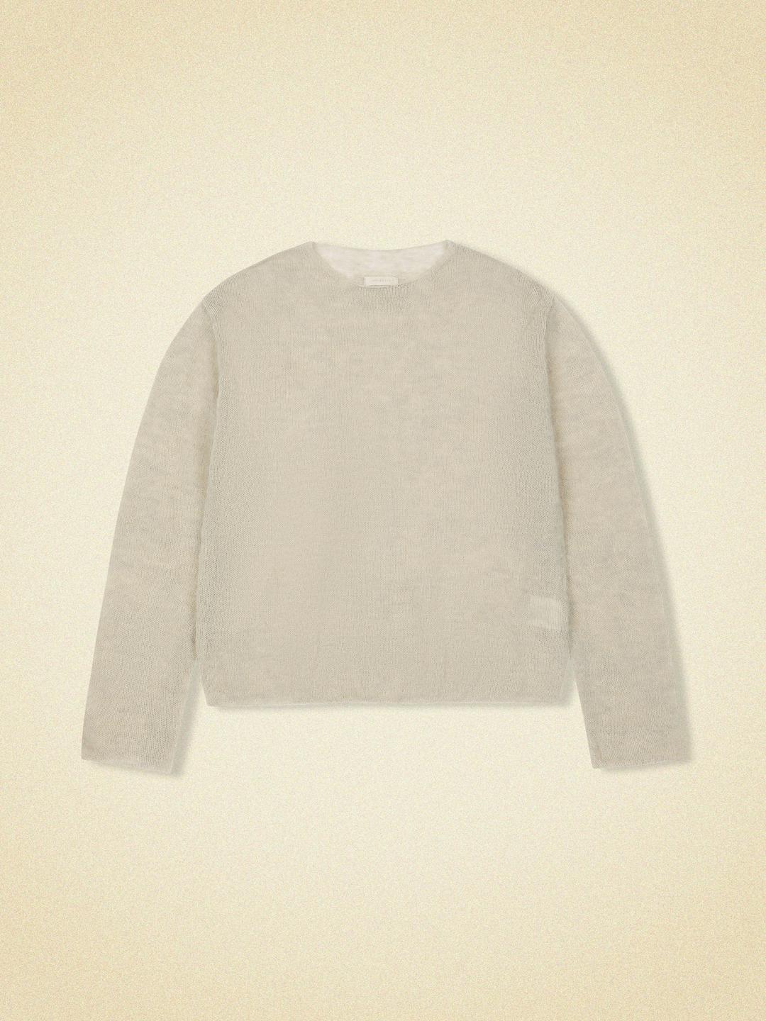 alpaca knit - fog beige