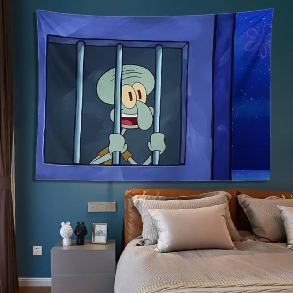 감옥에 간 징징이 패브릭 포스터 행복한 징징이 센스있는 선물 시선강탈 재밌는 방 꾸미기