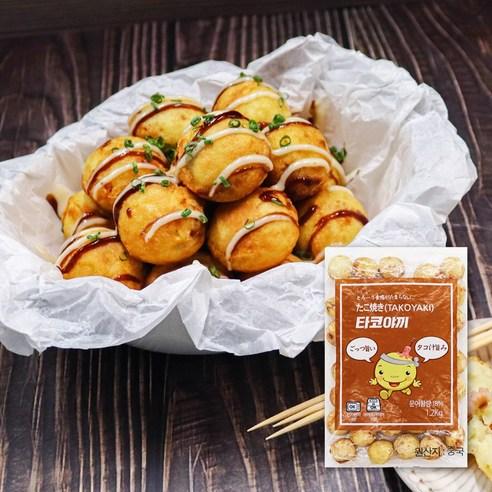 오지상구루메 타코야끼 1봉 1.2kg(30g*40ea) 문어볼 문어빵 - 튀김류 | 쿠팡