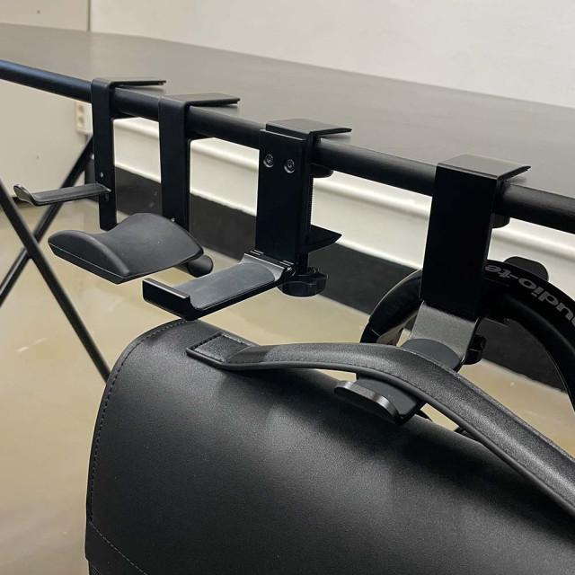 책상가방걸이 데스크 사무실 책가방 모자 접이식 거치대 휴대용 폭조절 선반 테이블 후크 문