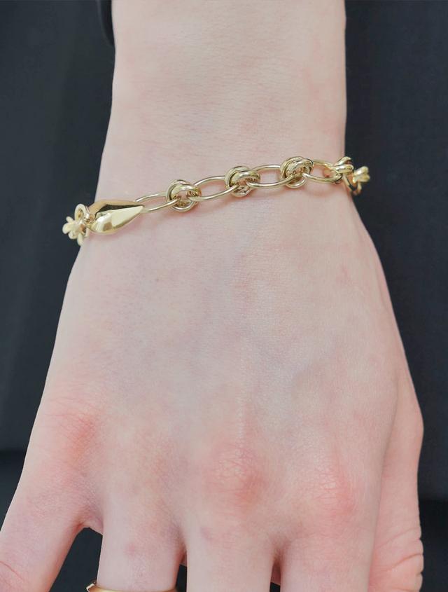 Drop_point hook bracelet(G)