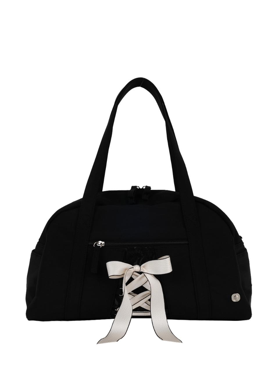 [pre-order] [10/10 배송시작] [sale ~9/22] Daily ribbon gym bag_black