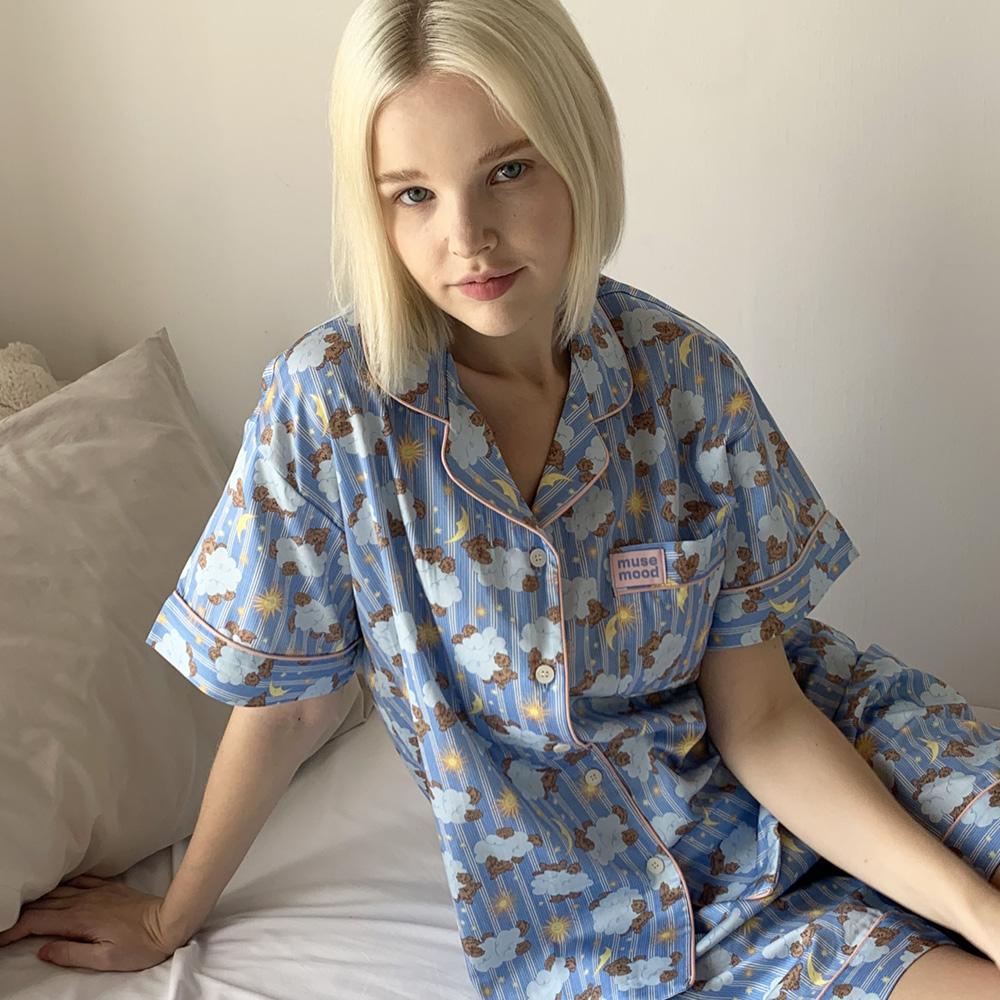 22cloud bear summer pajama