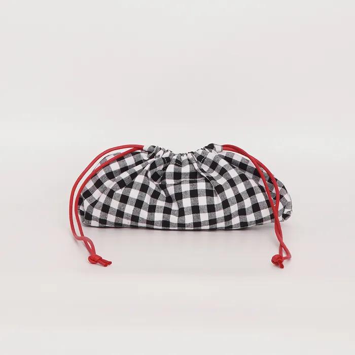 Boat pouch ginghamcheck - MEDIUM 파우치