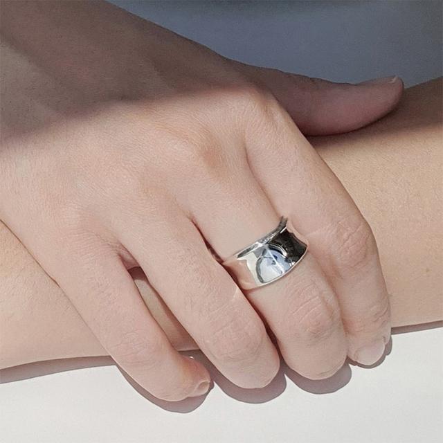 [선미 착용] 'The rose' wave ring