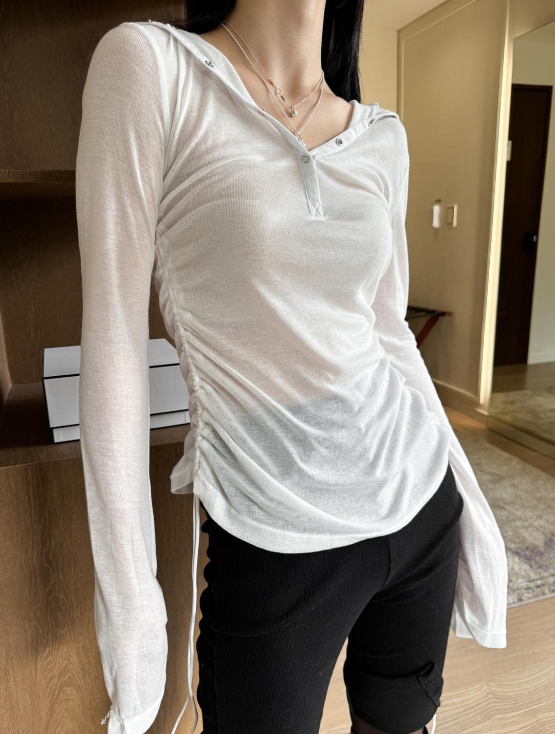 Serene Button Top