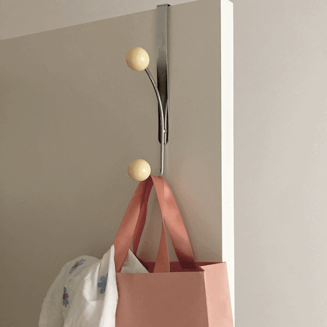 루시아이 심플 원형 후크걸이 다용도 옷걸이 가방 정리 고리 벽걸이 열쇠 모자걸이 인테리어