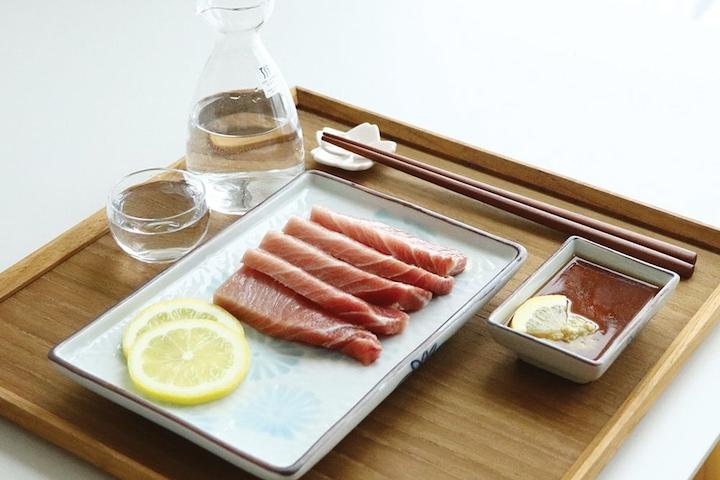 블루하나 직사각 회접시 만두접시 종지세트